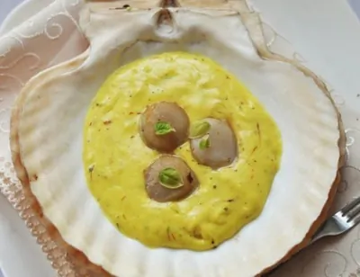 Шафрановый соус на основе голландеза