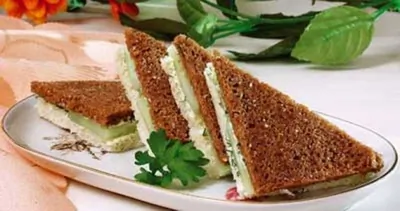 Сэндвичи с телятиной, чеддером и яблоками