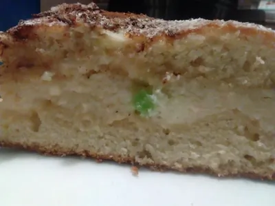 Песочный пирог с творожной массой