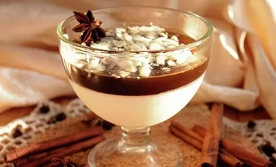 Молочно-кофейное желе