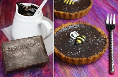 Медовый тарт с шоколадом