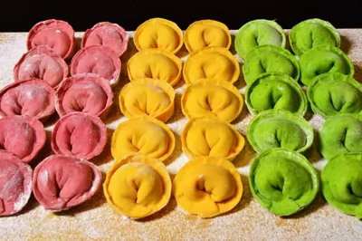 Цветные пельмени