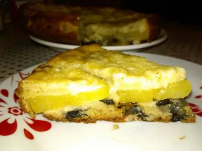 Пирог с грибами и с каpтошкой в мультиварке