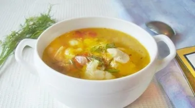 Суп с репой на курином бульоне