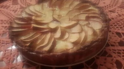 Яблочный пирог на творожном тесте