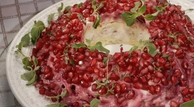 Салат «Гранатовый браслет» острый