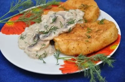 Картофельные котлеты с шампиньонами