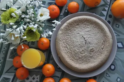 Маковый пирог без муки