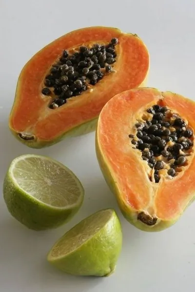 Сорбе из лайма и папайи