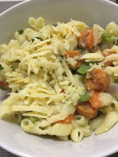 Пенне с овощным соусом