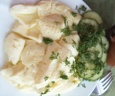 Вареный омлет в мешке