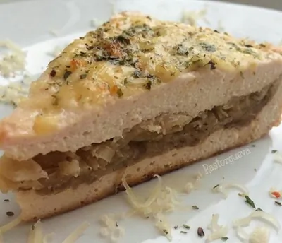 Куриный пирог с капустой