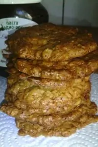 Хрустящее овсяное печенье без яиц