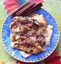 Омлет с бананом и корицей