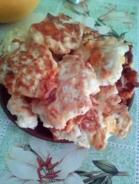 Куриные котлеты с ананасами