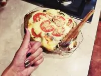 Маникотти (каннеллони) c мясом и грибами