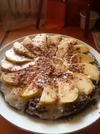 Супер-влажный шоколадный пирог (без яиц)