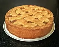 Яблочно-ананасовый пирог