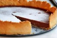 Шоколадный тарт.