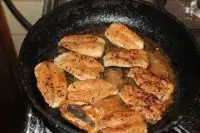 Жареное филе салаки