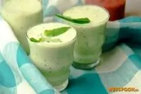 Молочно-фруктовый смузи с мятой