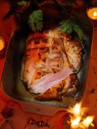 Рождественская ветчина с медом