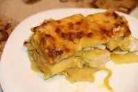 Картофельная запеканка с курицей и сыром