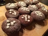 Маффины шоколадные с крошкой