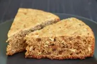 Кекс с инжиром и овсяными хлопьями