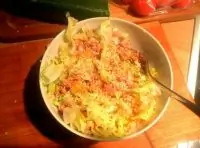 Салат с тунцом и кунжутом