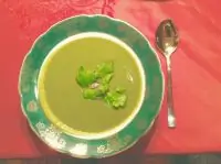 Постный суп-пюре из брокколи