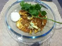 Оладьи кефирные кабачковые