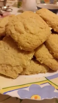 Имбирное печенье с миндальной пудрой