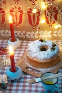 Традиционный рождественский штоллен