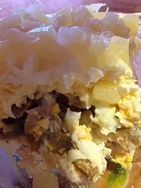 Салат с ананасом и курицей