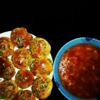 Пампушки с чесночным соусом к борщу