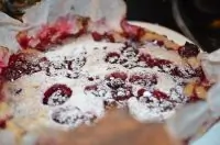 Зимний пирог с ежевикой