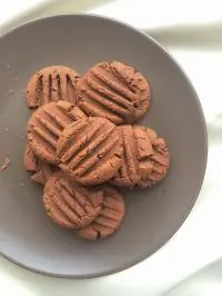 Шоколадно-каштановое печенье