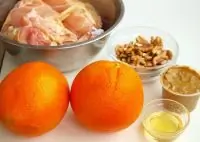 Курица в апельсиново-горчичном соусе