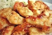 Куриные грудки с медом и кунжутом