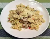 Фарфалле с бараниной