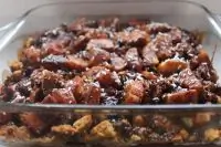 Шоколадно-Банановый торт на песочной основе