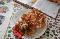 Пастуший пирог с корочкой из слоеного теста