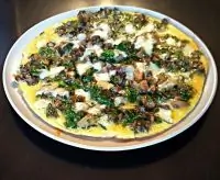 Омлет с лесными грибами