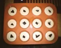 Маффины с шоколадной начинкой