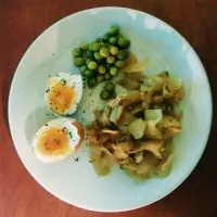 Тушеная капуста с вустерширским соусом