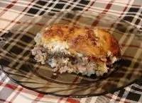 Запеканка из курицы и гречки