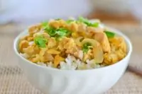 Вок с курицей и рисом