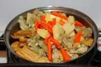 Овощи в сливочном соусе