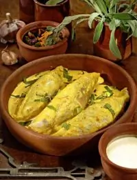 Вегетарианские голубцы с карри